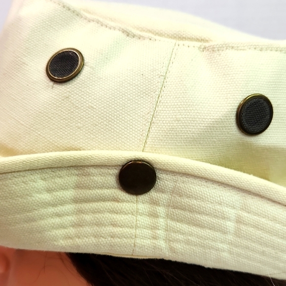 Misty Mountain Bosun White Canvas Outdoors Unisex Hat (XL) - Picture 7 of 14